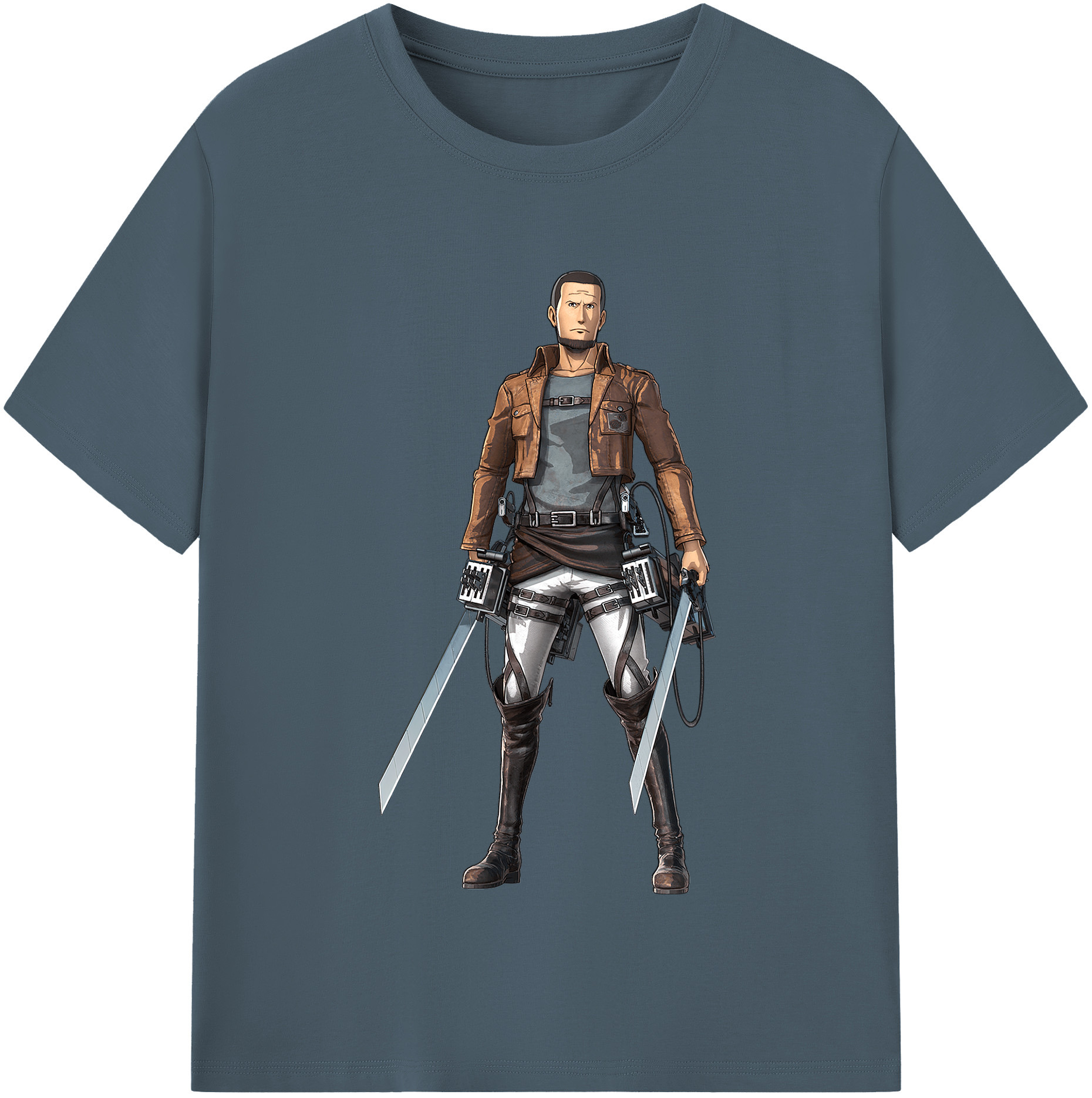 （画像用） 進撃の巨人 Attack on Titan 綿100％半袖Tシャツ（フロントプリント）
